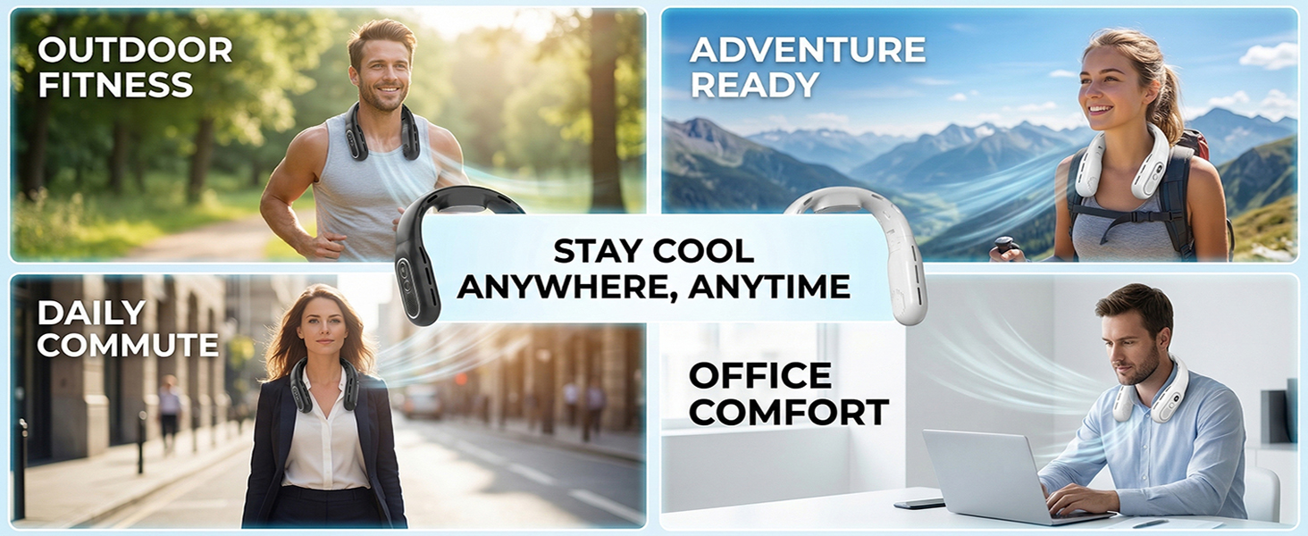 Operated Wearable Personal Fan
