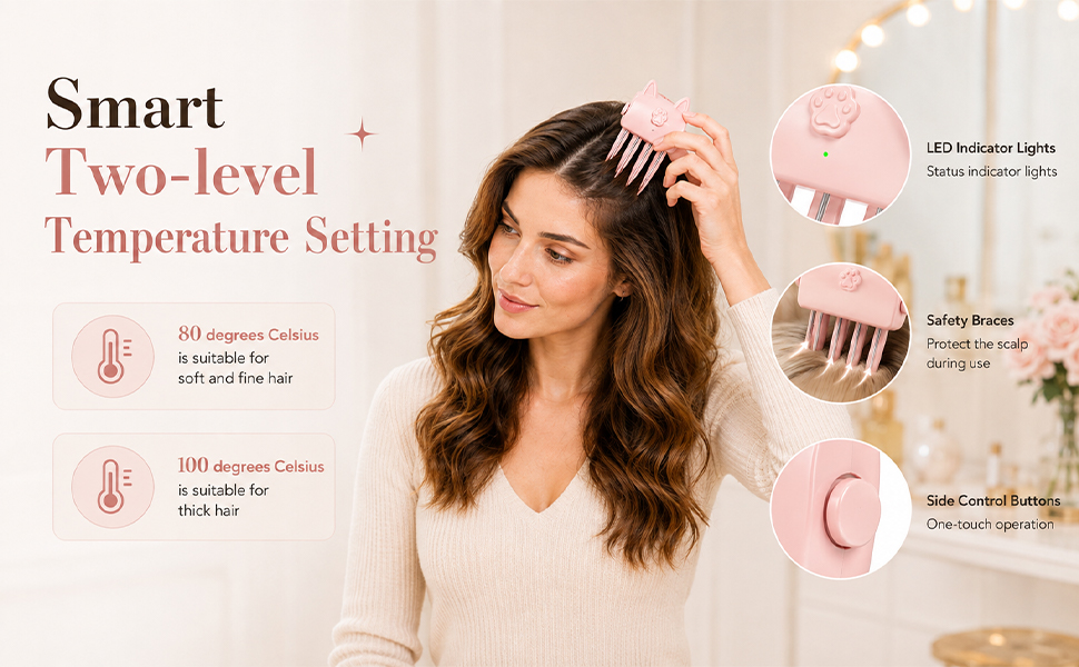 heated hair clips for volume