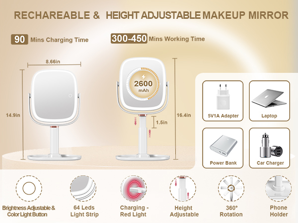 Makeup Mirror With Light