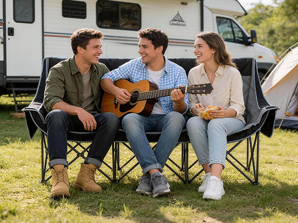Folding Camping Loveseat