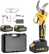 Electric Pruning Shears, Cordless Electric Pruning,1.96"(50mm) Cutting Diameter Cordless Pruner f...