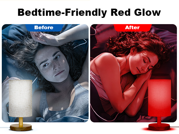 red night light
