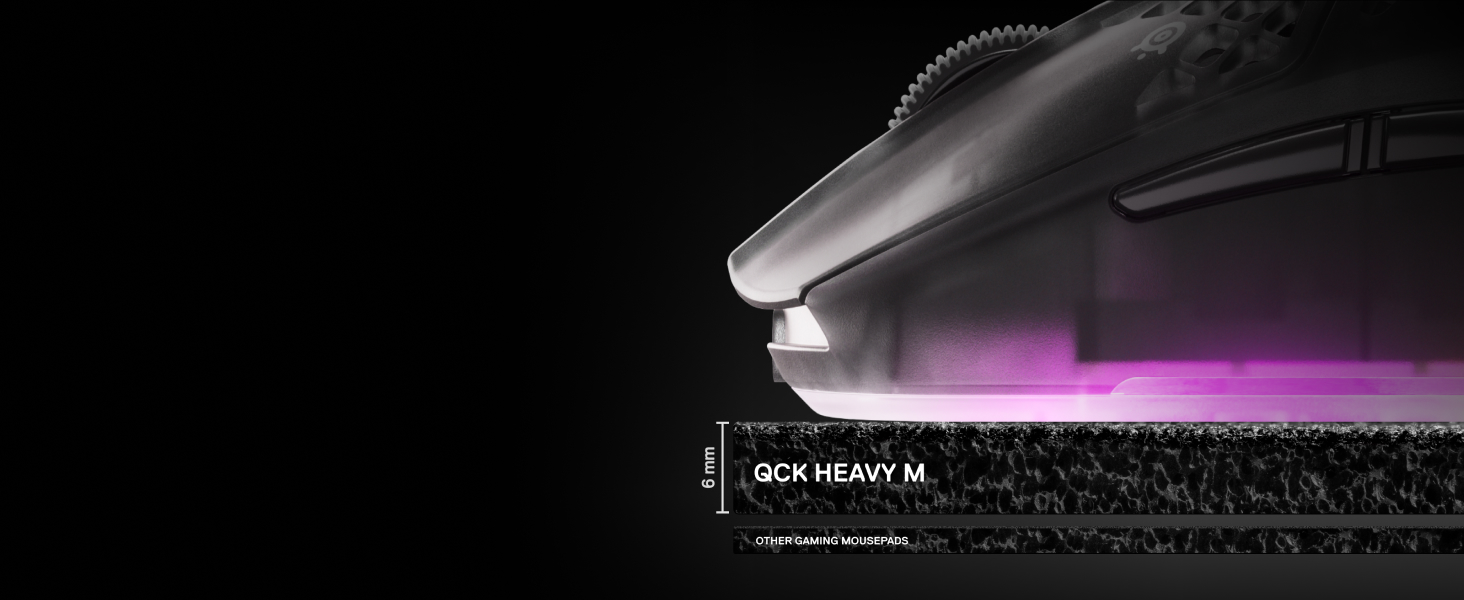 Plush and Supportive QcK Mousepad