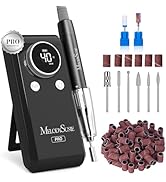 MelodySusie Professional 2 in 1 Nail Drill Kit 40,000 RPM, MB420G Brushless Portable Cordless Rec...