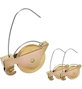 2 Pack Sliding Screen Door Rollers,Compatible with KDEX20R 1-1/4" Steel Ball Bearing Center Groov...