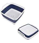 MontNorth Dishpan for Washing Dishes,9L Collapsible Dish Tub Portable Sink,Wash Basin,Foldable La...
