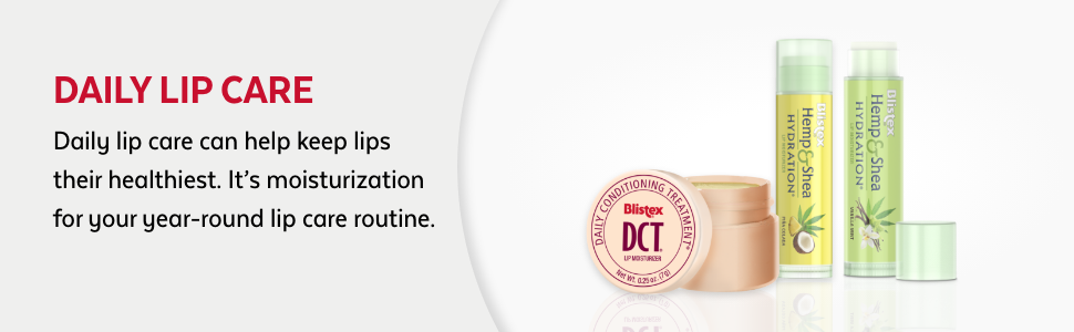 Blistex DCT, Blistex Hemp and Shea