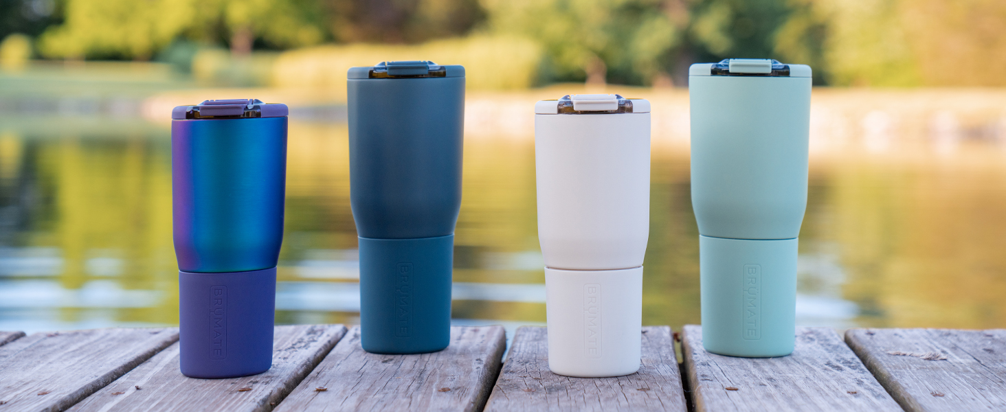 Brumate Nav tumbler stainless steel water bottle