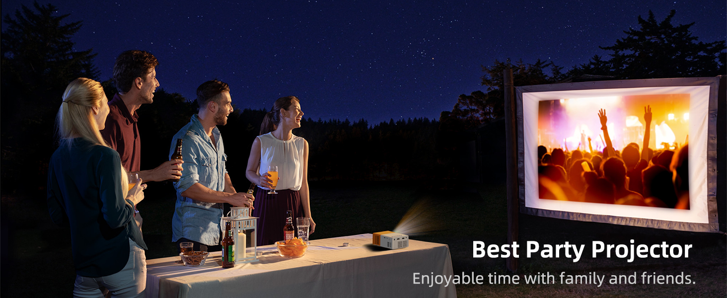 Projector Courtyard Movie