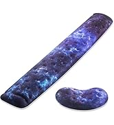 BRILA Memory Foam Mouse & Keyboard Wrist Rest Support Pad Cushion Set for Computer, Laptop, Offic...