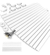 Delamu Cord Hider, 236in Cable Hider, Cord Covers for 2-3 Wires on Wall, Wire Covers for Cords, W...