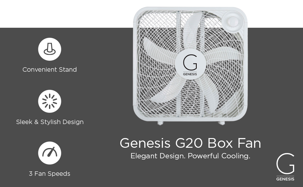 Genesis G20 Box Fan Banner