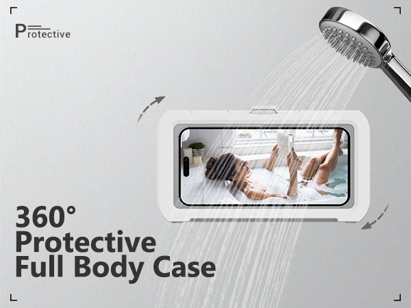 shower phone holder