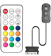 ARGB Controller Kit, GSCOLER RGB PC Fan Controller with 21 Key Remote Control, Multiple Lighting ...
