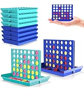 Pup Go 8-Pack Mini Pocket Sized 4-in-a-Row Board Game - Party Bag Fillers Toys for Kids, School F...