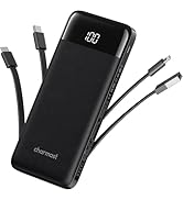 charmast Portable Charger with Built in Cables, Power Bank with Cords Wires, Slim 10000mAh Travel...