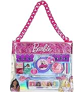 Barbie - Townley Girl- 11 Pcs Makeup Filled Sling Chain Bag with Peel- Off Nail Polish, Eyeshadow...