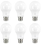 Linkind A19 LED Light Bulbs Dimmable, 60W Equivalent, 2700K Soft White, 9.5W 800 Lumens Bulbs, E2...