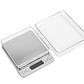 Toprime Digital Gram Scale 500g 0.01g Food Scale High Precision Kitchen Scale Multifunctional Sta...