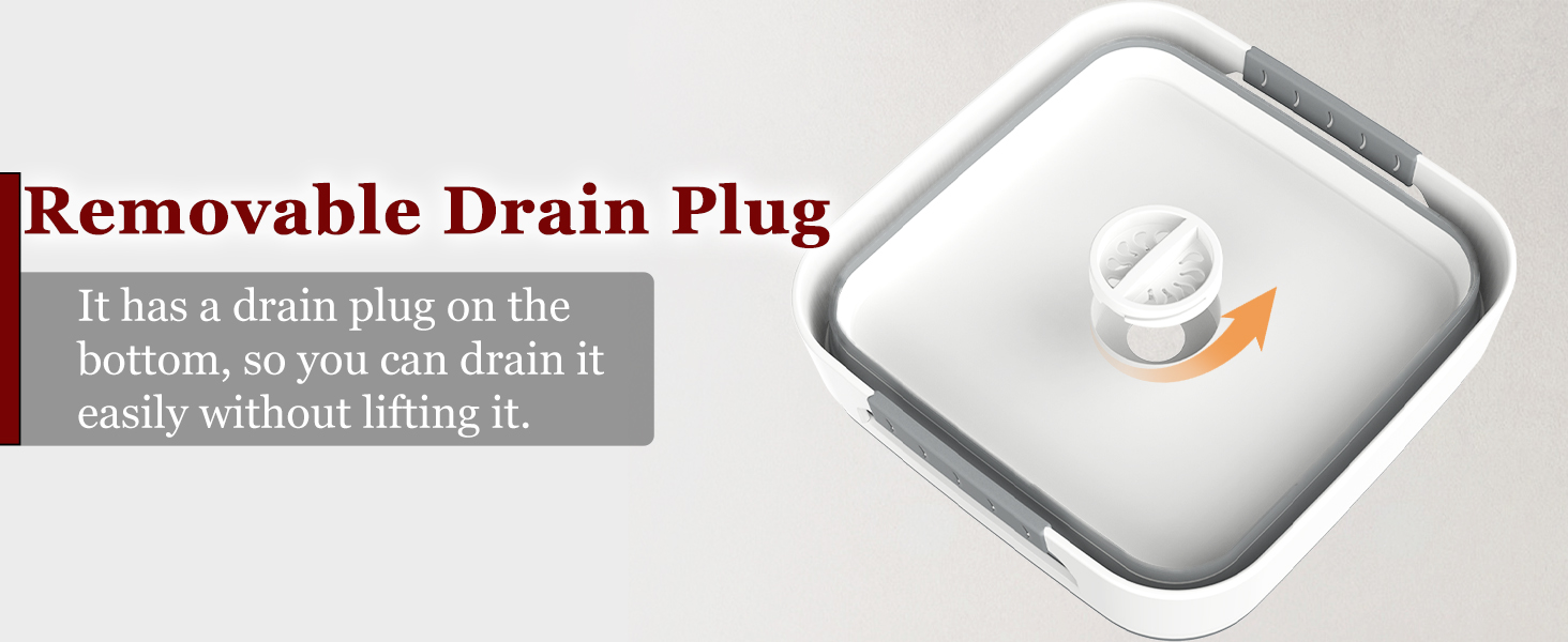 Removable drain plug