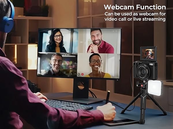 5k video camera vlog camera webcam 4k