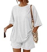 Trendy Queen 2 Piece Summer Set Oversized Top &amp; Loose Fit Shorts with Pockets