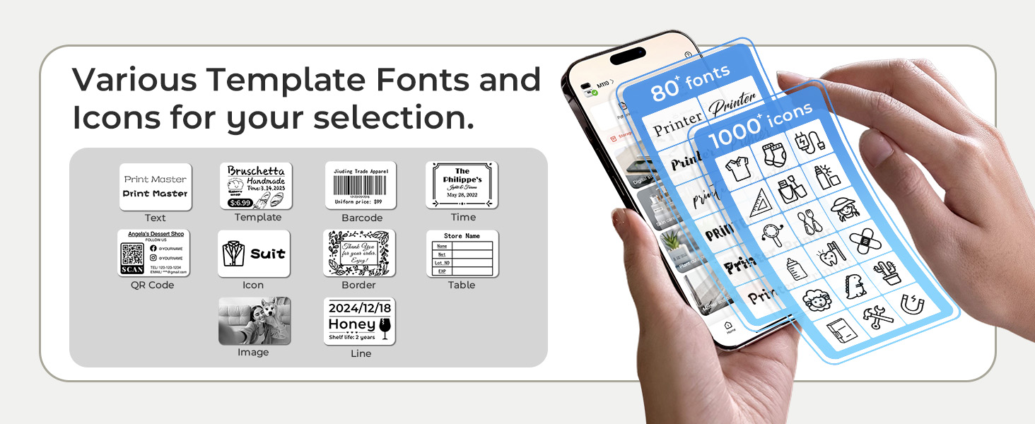 M110 address label maker
