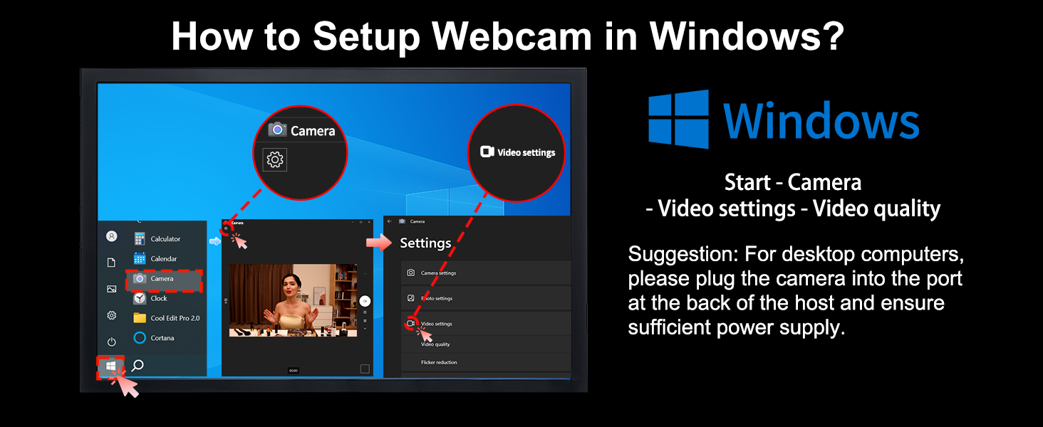 laptop camera web camera camera for pc webcam for laptop web cam 4k computer