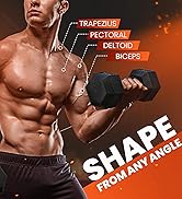 Chrome Grip Encased Hex Dumbbells