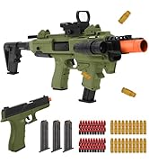 Spcozgil Realistic Soft Bullet Toy Gun Shell Ejecting, Two Modes Toy Guns Rifle with 80 Soft Bull...
