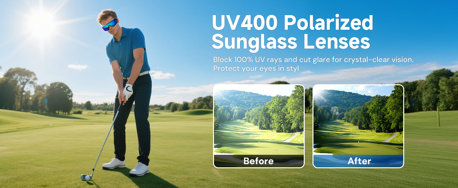 UV400 Polarized Sunglass Lenses