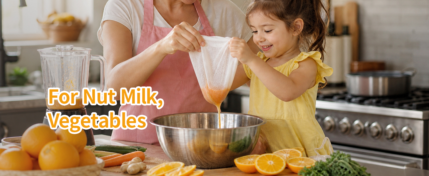 Reusable Fine Mesh Milk Filter Bag