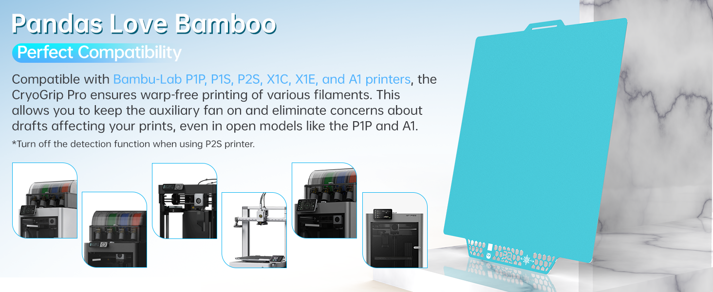 CryoGrip Glacier for P1S/P1P/X1C/X1E/A1