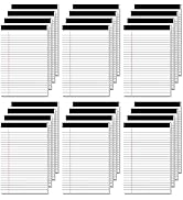 Nichela 24 Pack of Note Pads 5" x 8" Legal Pads 30 Sheets Notepad College Ruled Small Writing Pad...