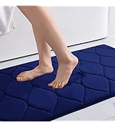 Colorxy Memory Foam Bathroom Rugs, Ultra Soft &amp; Non-Slip Bath Mat, Water Absorbent and Machine Wa...