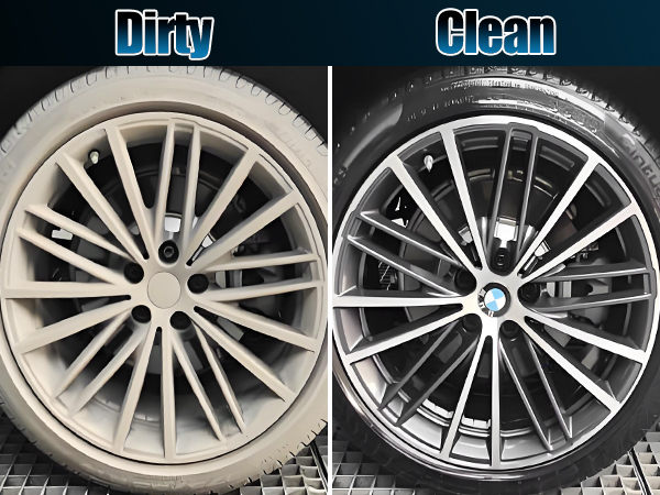 soft wheel brush wheel cleaning brushes for rims car cleaning brush wheelie clean wheel cleaner