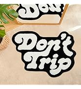 Shovagy Don't Trip Bedroom Rug Funny Cool Bathroom Rugs Cute Aesthetic Bath Mat Funky Washable Ba...