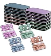 Manicure Kit Bulk, Nail Clippers Set Stainless Steel Fingernail Clippers Set, Sturdy Nail Tip Cut...