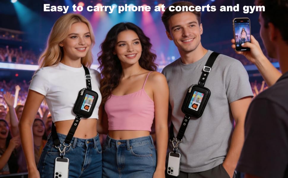 phone strap with wallet