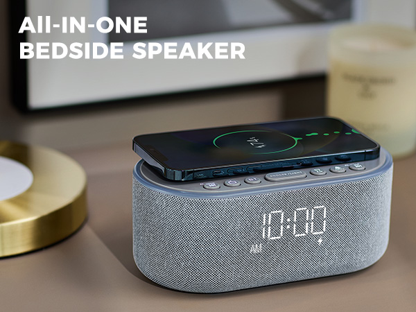 alarm clock with wireless charging