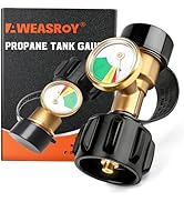 AWEASROY Propane Tank Gauge Level Indicator Leakproof for 5lb-40lb Propane Tanks Level Gauge, Qui...