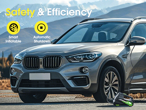 portable tire inflator for car