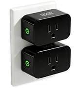 BXST WiFi Smart Plug 15A 1800W, Smart Outlet with Timer &amp; Countdown, Voice Control with Alexa &amp; G...