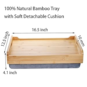 Breakfast Meal Serving Tray with Handle