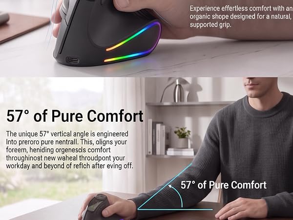 Ergonomic Wireless Mouse