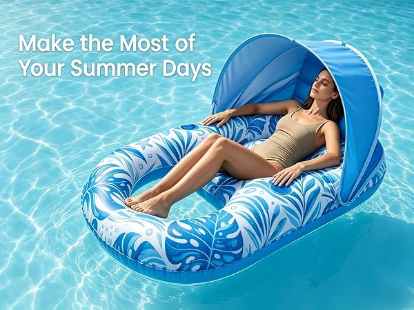 Inflatable Pool with Canopy