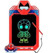 Fullware LCD Writing Tablet for Kids 10 Inch Spider Hero for Toddler 3 4 5 6 7 8 - Paint, Doodle ...