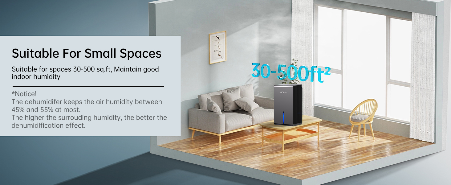 Dehumidifier for small room