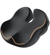 ProtoArc Seat Cushion, Office Chair Cushion for Sciatica, Coccyx Cushion, Ergonomic Memory Foam S...