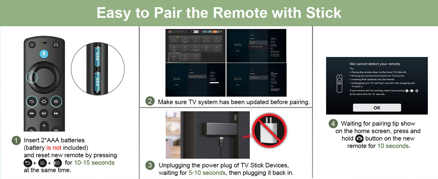 replacement remote control